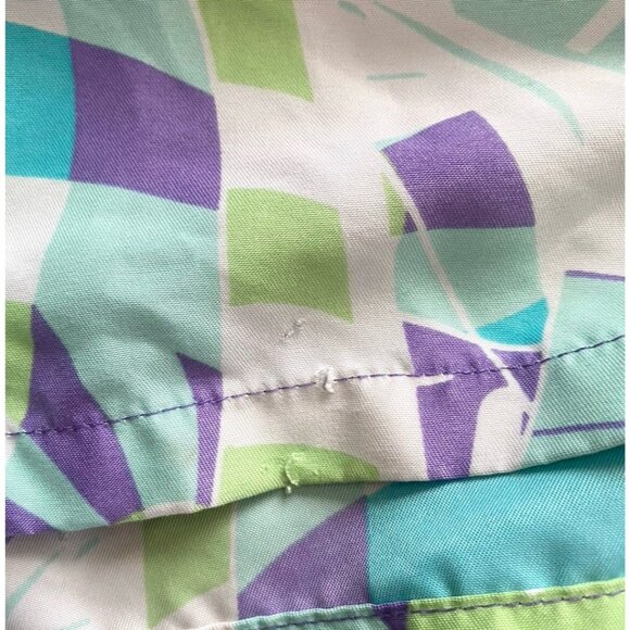 Vineyard Vines Chappy 90's Vibe Swim Trunks Purple Multicolor Men's Size M + Bag - Picture 10 of 10